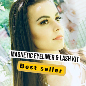 MAGNETIC EYELINER & EYELASH KIT in "Hotty"