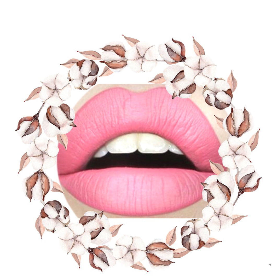 light barbie pink lipstick from Allyson Rubin cosmetics called Bren